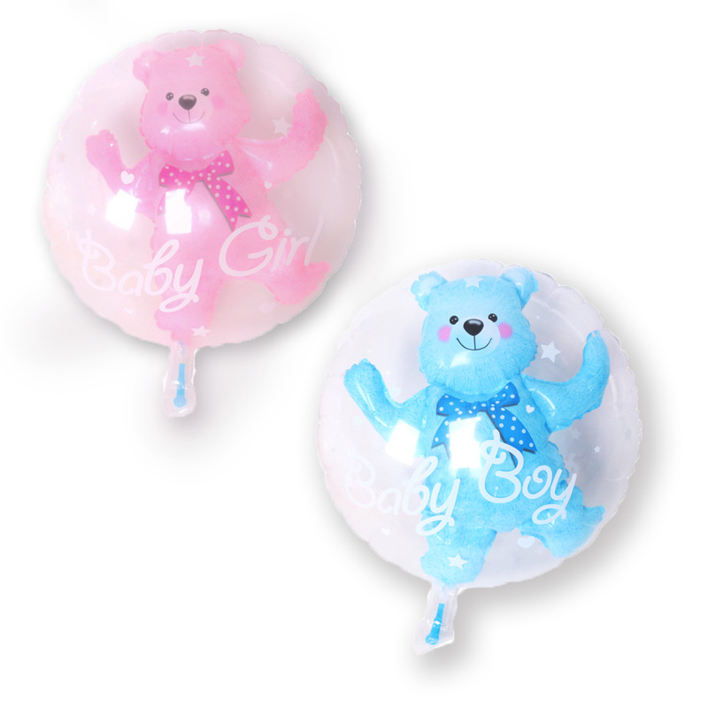 Large 59 X 69cm Bubble Bear Helium Balloons Aluminum Foil Perfect For Baby Shower Birthday Party Wedding Decorations Classic Kids Toys - 4