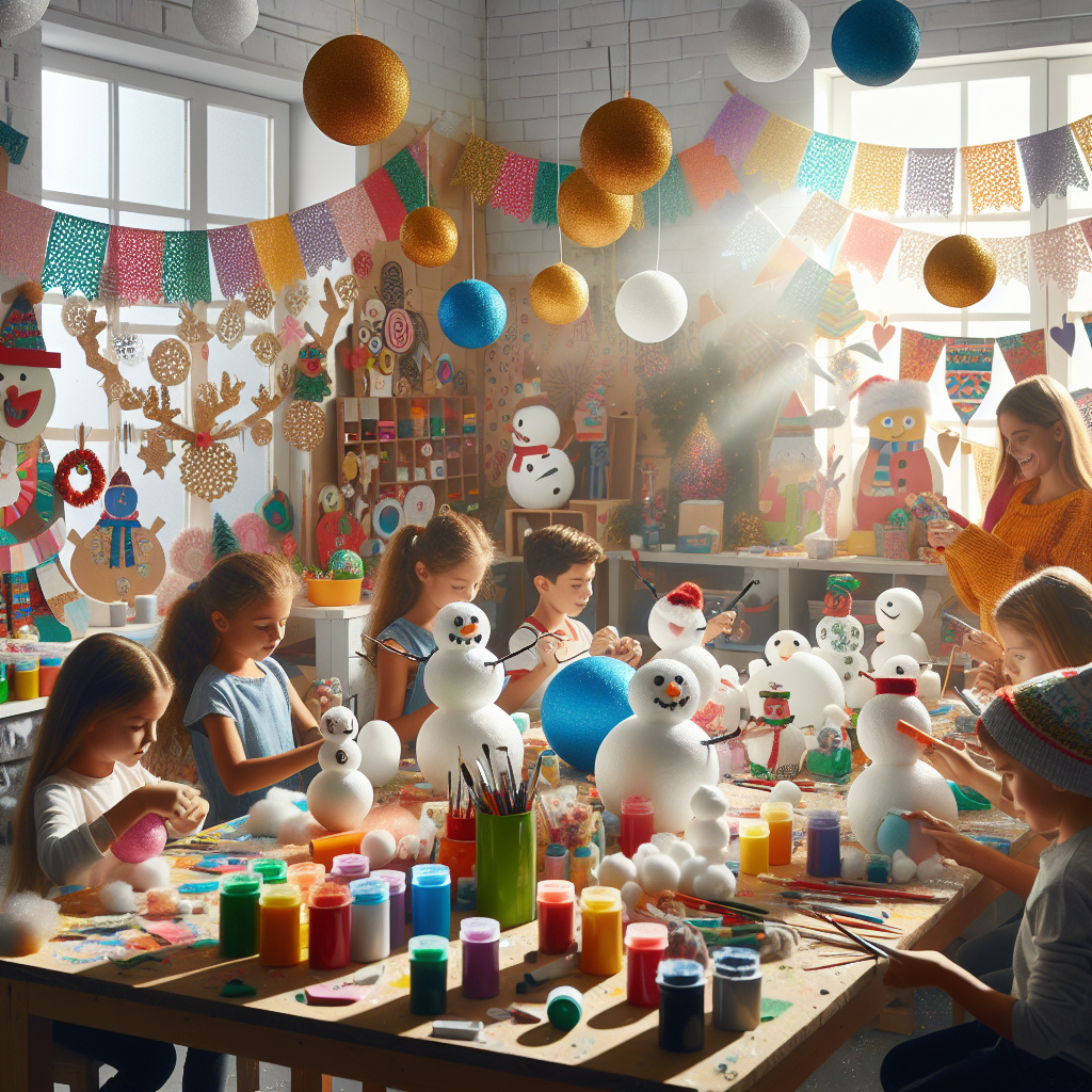 Engaging Ways for Kids to Express Creativity Through DIY Styrofoam Decorations  