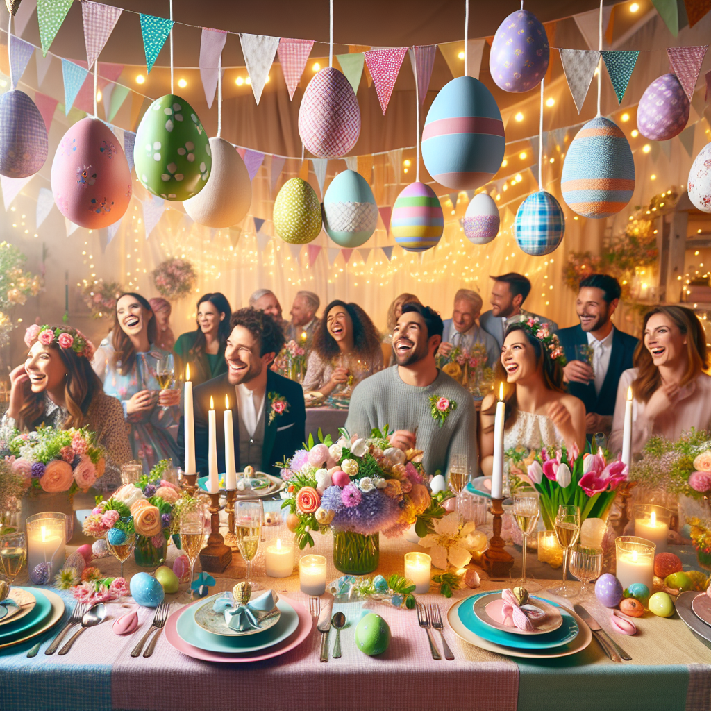 Charming Easter Egg Pendant Decoration Ideas for Home Parties  