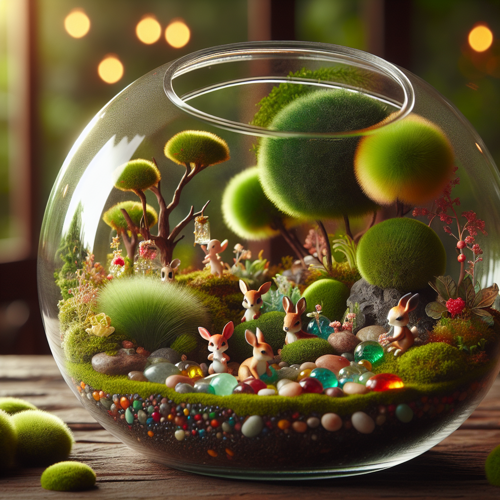 Innovative Decorative Ideas Using Artificial Moss Grass for Terrariums  