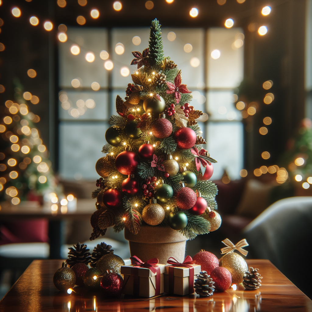 Creating a Festive Atmosphere with Charming Christmas Trees for Home and Store Displays  