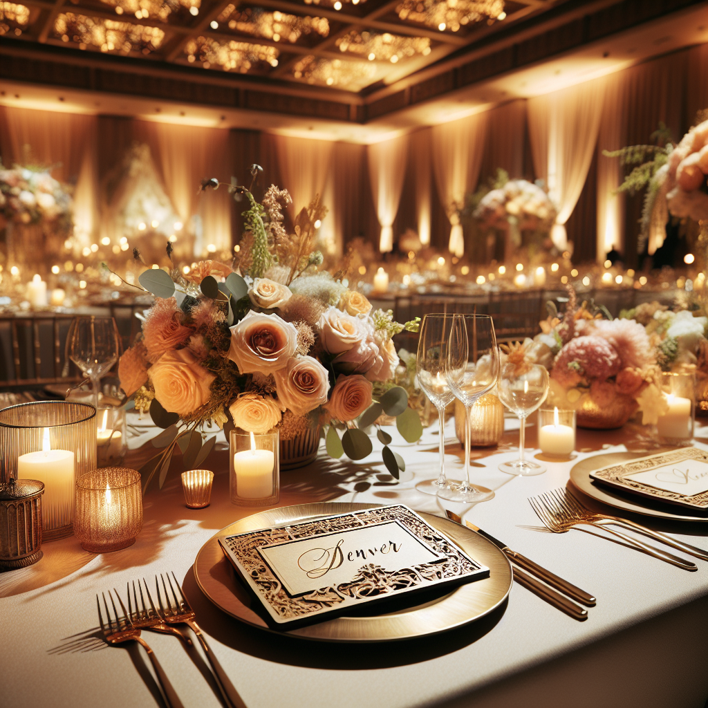 Creating a Personal Touch: Personalized Wedding Place Settings That Double as Memorable Keepsakes  