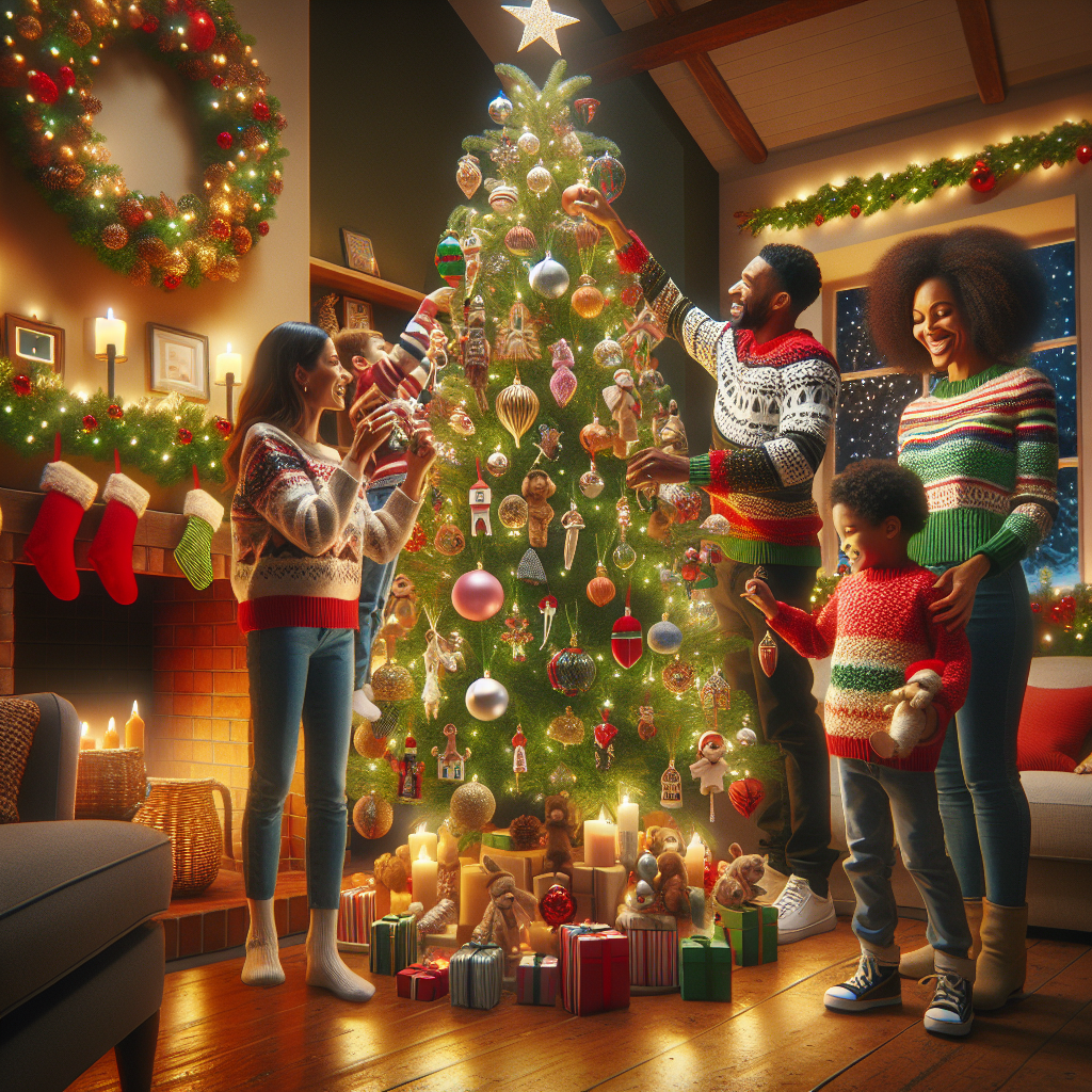 Creating a Joyful Festive Atmosphere with Easy-to-Hang Ornaments  