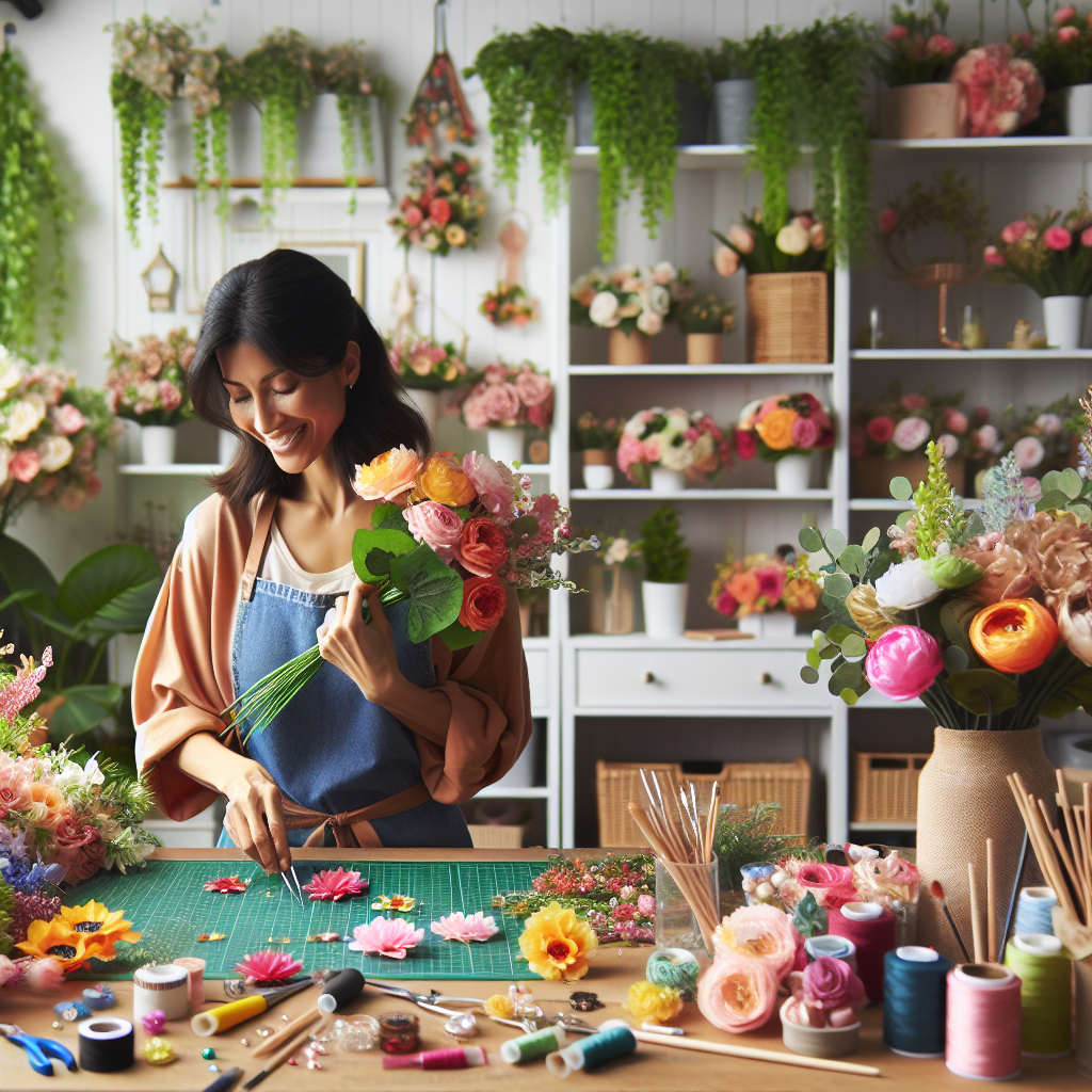 Unleash Your Creativity with a Personalized Flower Crafting Kit for Elegant Decorations  