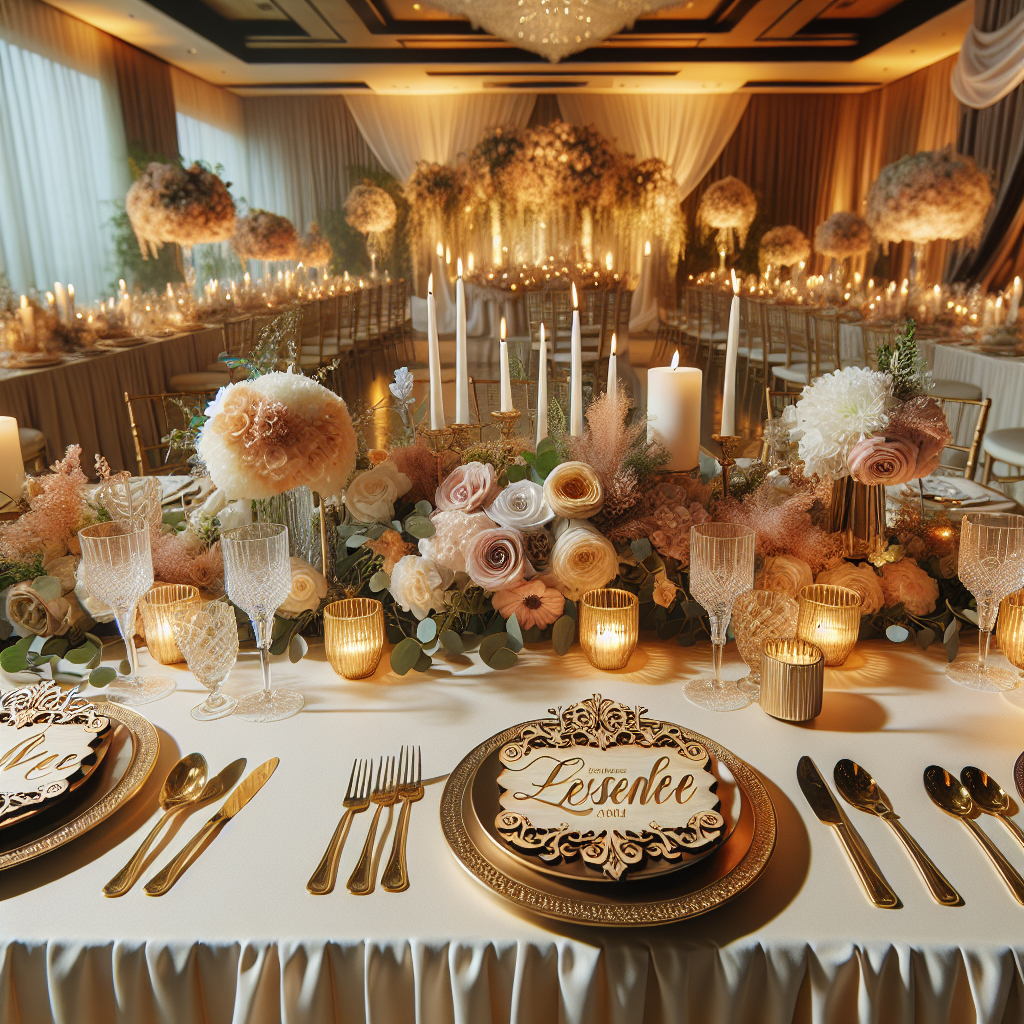 How Personalized Place Settings Can Reflect Your Wedding Theme and Style