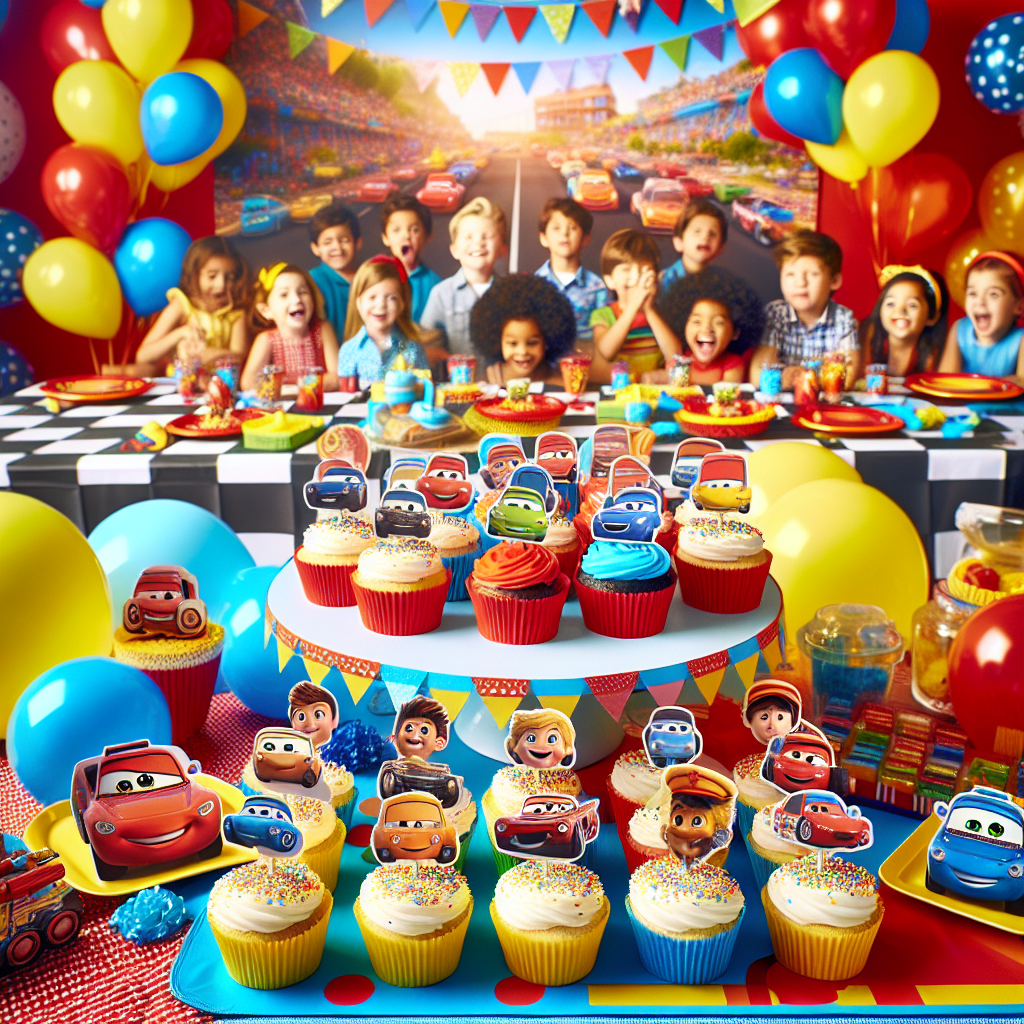 Transform Your Celebration with Cartoon Car Themed Birthday Party Decorations for Kids  
