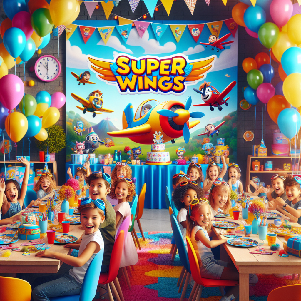 Fun and Colorful Super Wings Party Supplies for Festive Occasions  