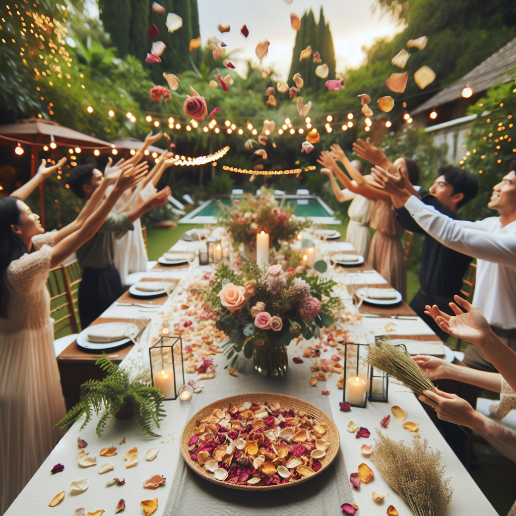How Sustainable Party Decorations Using Natural Dried Flower Confetti Enhance Your Celebration  