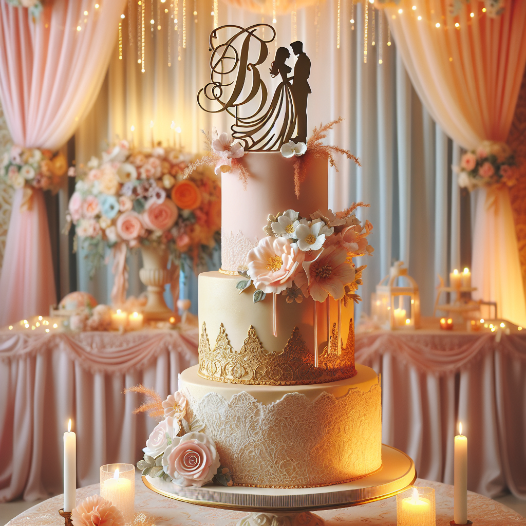 Creating Unique Decorative Cake Toppers for Bridal Shower Cakes  