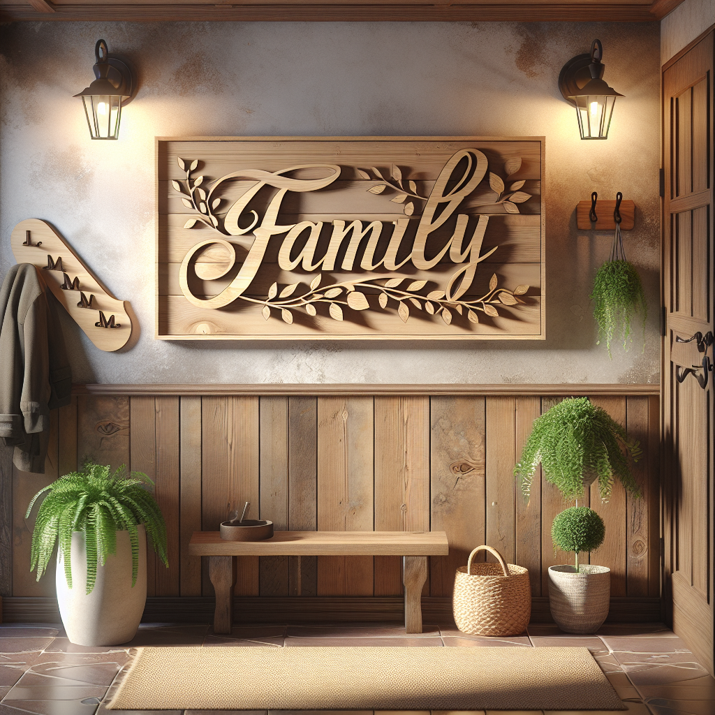 Personalized Wooden Family Name Wall Sign Design Ideas for Every Style  