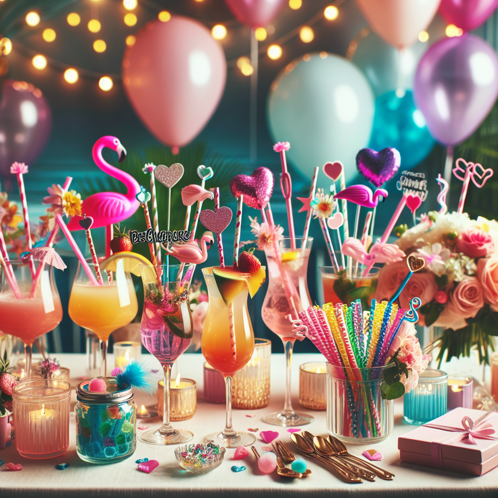 Creative Ways to Incorporate Cheerful Drink Straws into Your Celebrations  