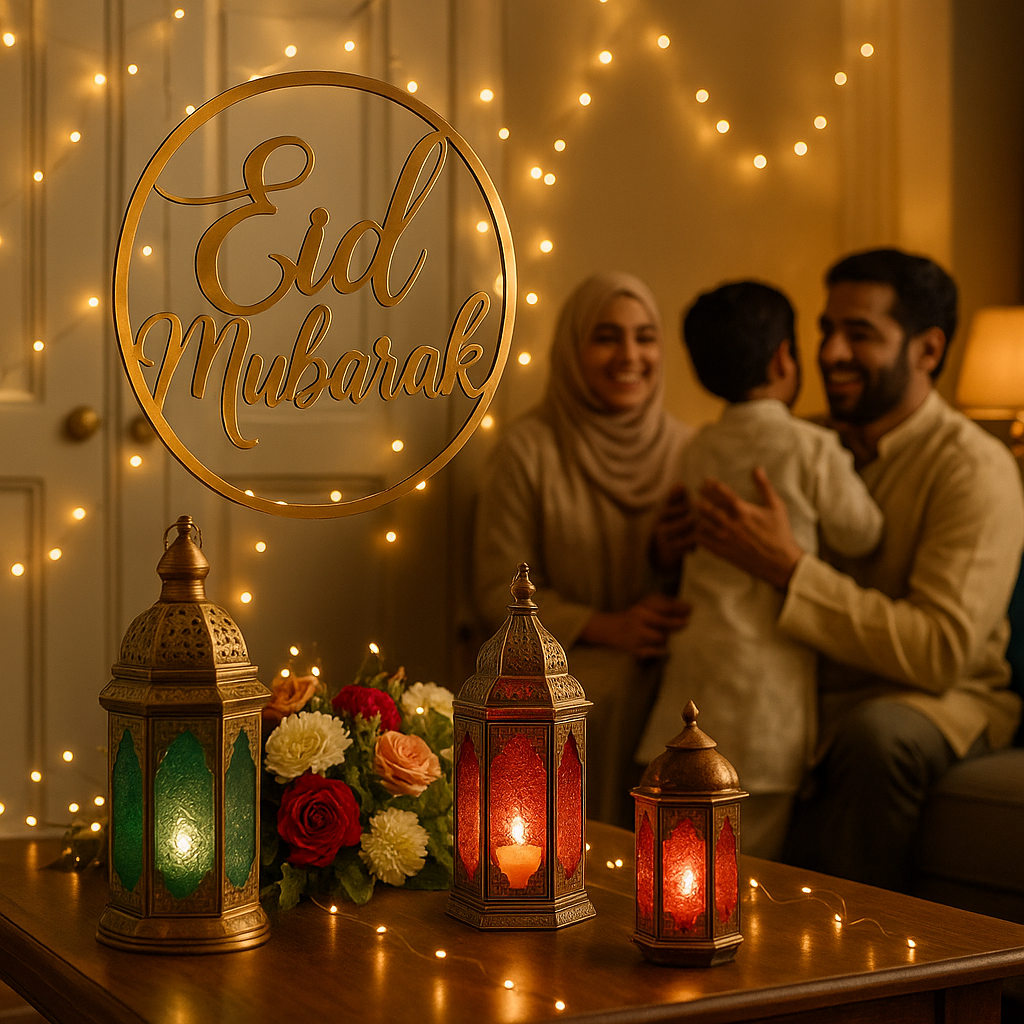 Creating a Warm Atmosphere: The Importance of Elegant Eid Mubarak Metal Ring Decorations Creating a Warm Atmosphere: The Importance of Elegant Eid Mubarak Metal Ring Decorations