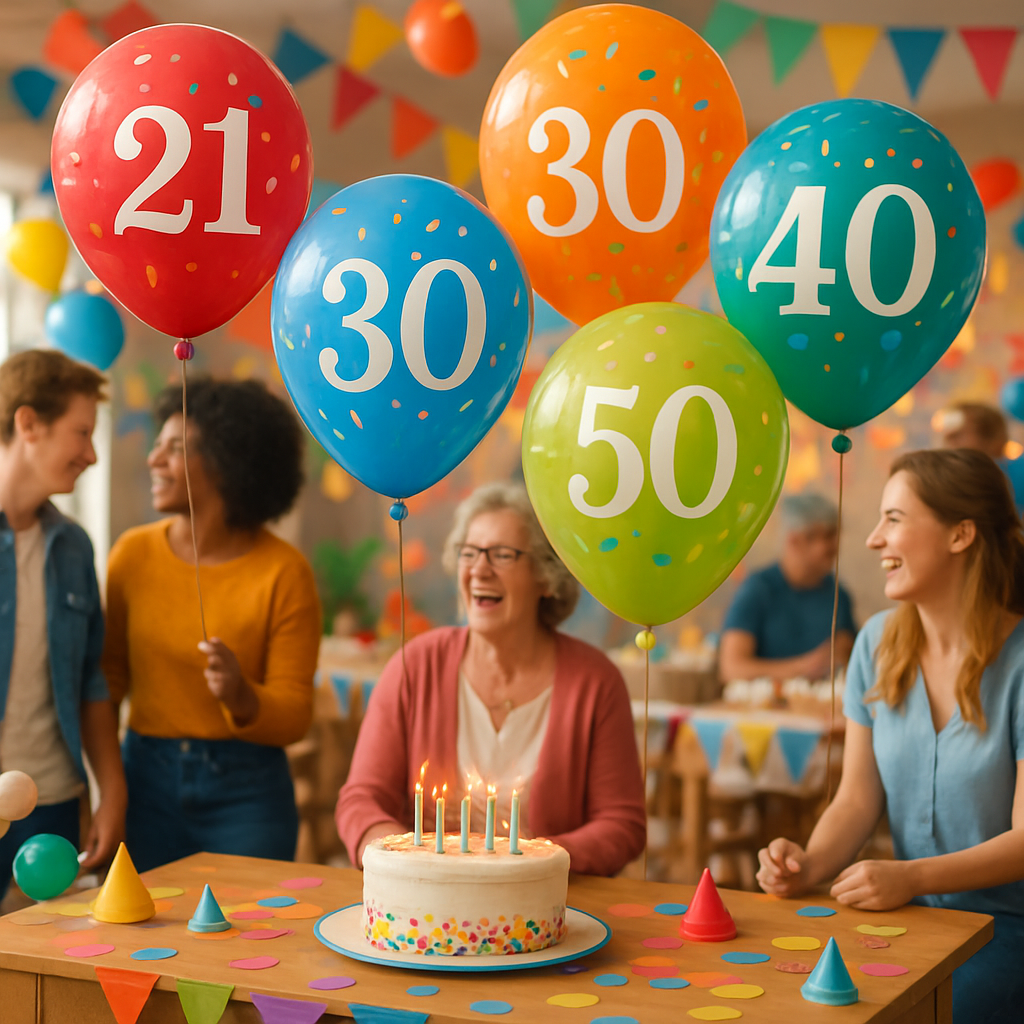 Choosing Festive Latex Balloons for Milestone Birthday Celebrations  