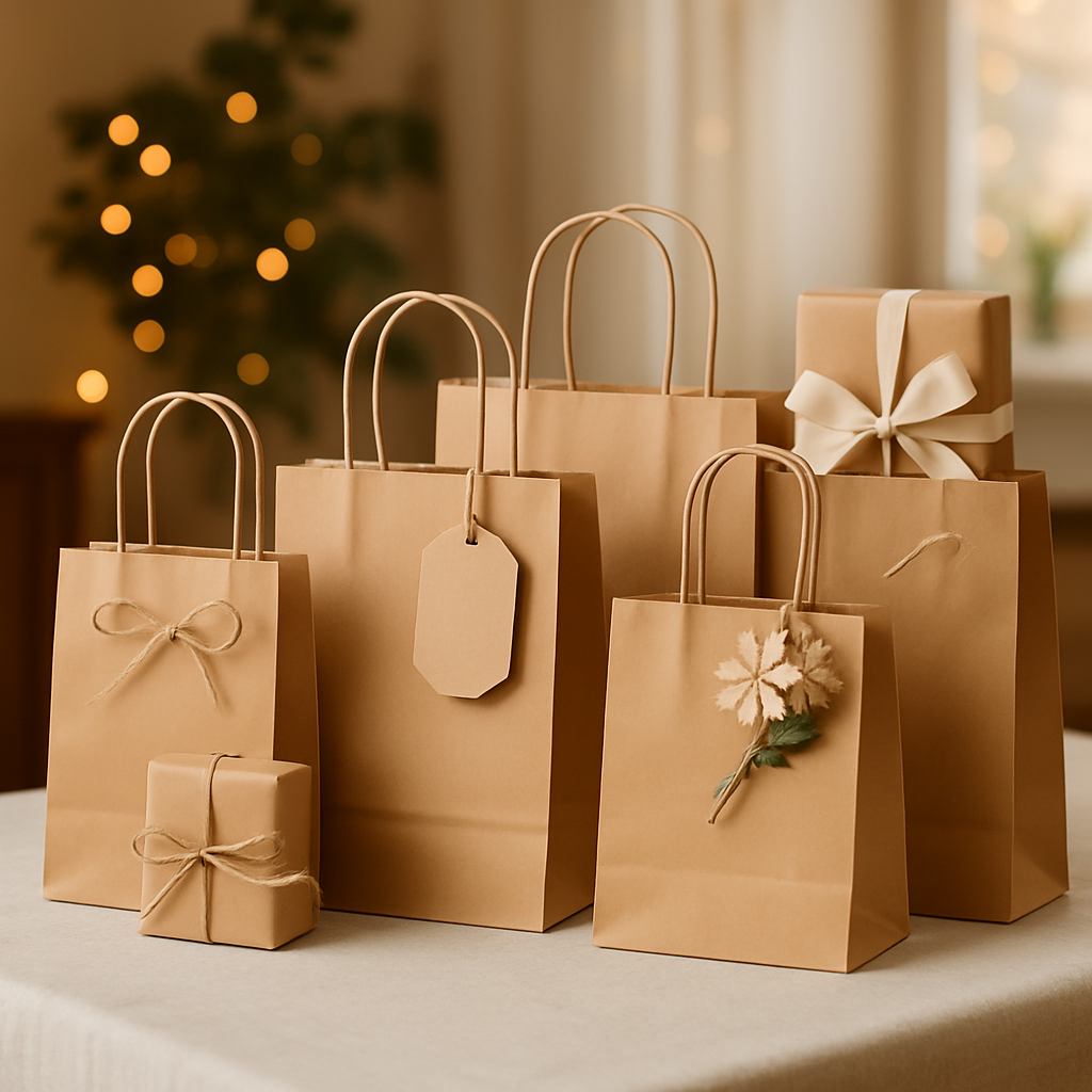 Elevating Your Gift-Giving Experience with Stylish Gift Bags for Special Occasions Made from Kraft Paper  