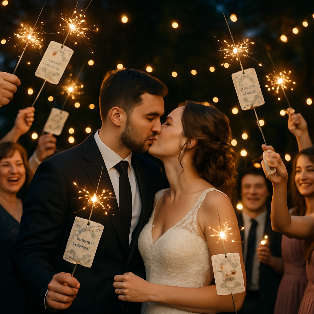 Creating Memorable Wedding Sparkler Tags That Reflect Your Style and Theme  
