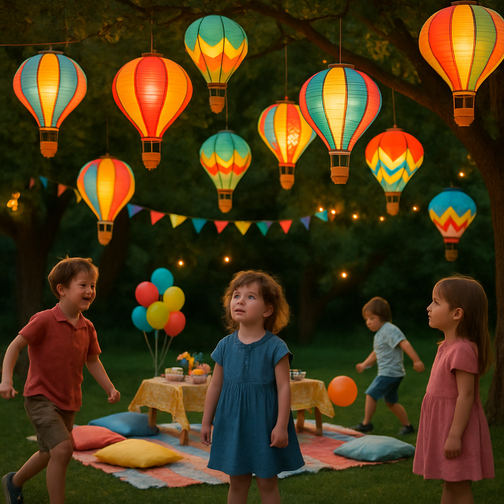 Hot Air Balloon Style Lanterns: The Perfect Addition for Kids Parties Hot Air Balloon Style Lanterns: The Perfect Addition for Kids Parties