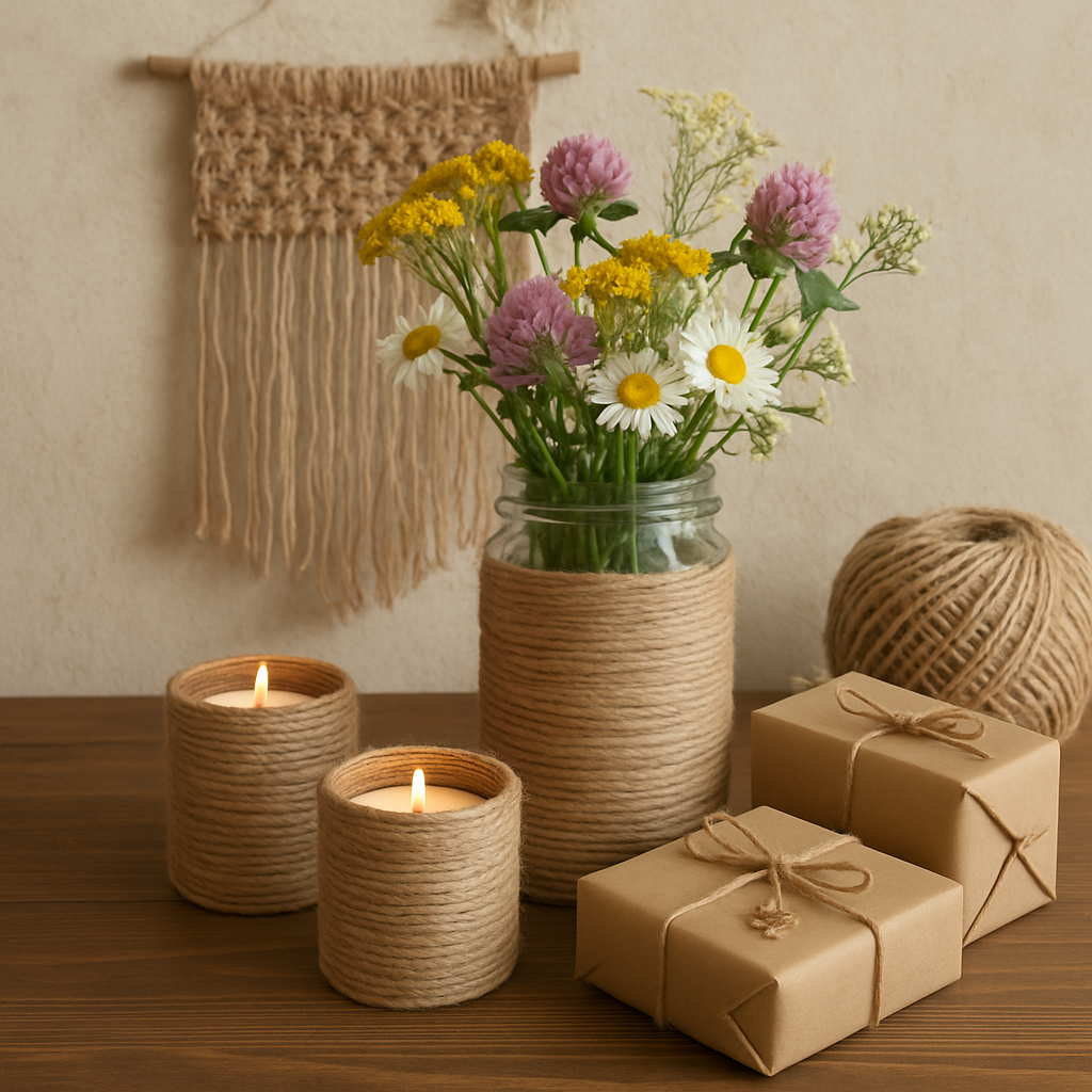 Creative Ways to Use Jute Twine for Home Decor  